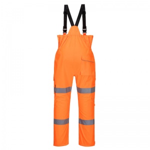 Portwest S594 Waterproof Orange Bib and Brace